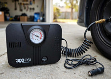 300 Psi 12v Portable Air Compressor Tire Inflator Pump Gauge Tested Works 300 Psi 12v Portable Air Compressor Tire Inflator Pump Gauge Tested Works