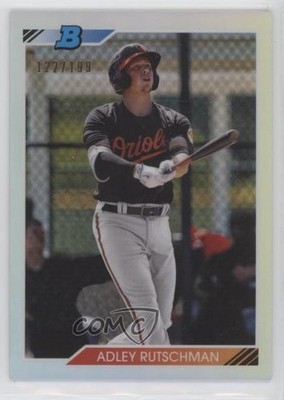2020 Bowman Heritage Chrome Prospects Refractor 122/199 Adley Rutschman 03ok