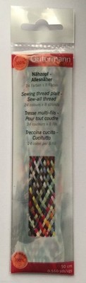 Gutermann Nähen Sie alle Fäden Zopf Nähen Basteln - 24 Farben - 50 cm Längen