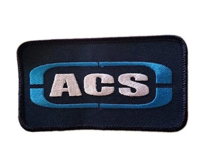 Acs Patch Embroidered Technician Uniform Badge Rare Original Collectors 