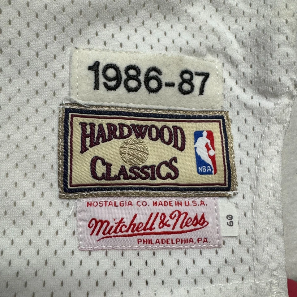 Atlanta Hawks Dominique Wilkins 21 NBA 1986 87 Mitchell & Ness HWC Jersey Sz 60 - Image 3 of 4