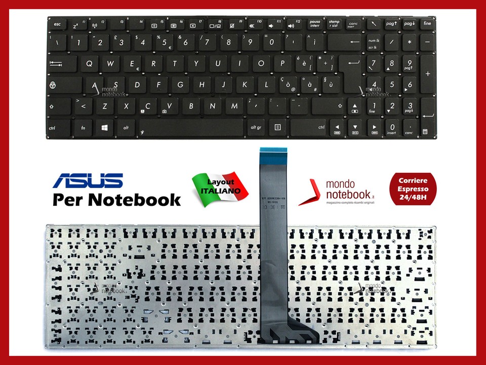 Clavier Packard Bell Italien MP-07F36I0-920 - Pour Pièces Détachées / Ne Fonctionne Pas