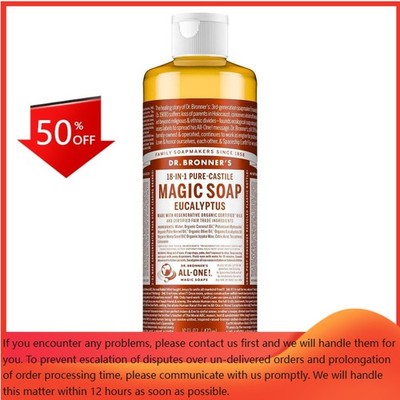 Dr. Bronner's Magic Pure Castile Liquid Soap Bodywash - Eucalyptus - 16 fl oz