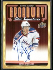 2025-26 Upper Deck New York Rangers Centennial Derek Stepan Auto