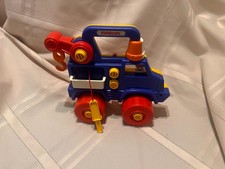 Vintage Kiddicraft Master Mechanic breakdown tToy Truck