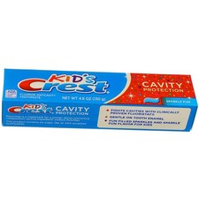 5 Pack Crest Cavity Protection Kids Toothpaste, Sparkle Fun, 4.6 oz 0.98 per gallon
