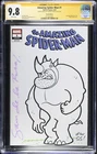 Signed Sketched SS Sam De La Rosa CGC 9.8 NM/MT The Amazing Spider-Man 1 Partial