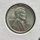 1943-P Lincoln Steel Wheat Cent~Uncirculated