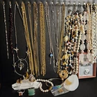 ​1lb Vintage to Modern Costume Jewelry Lot Estate Mix Wearable Pieces Mystery