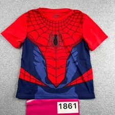 Marvel Spiderman Graphic Print T Shirt Youth Size 10 Movie Superhero