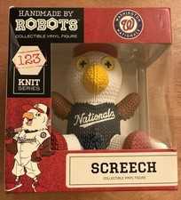 Washington Nationals - Screech Handmade by Robots Vinyl Figure - SGA - NEW open 