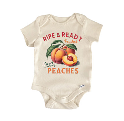 Sweet Peach Newborn Baby Onesie  Bodysuit