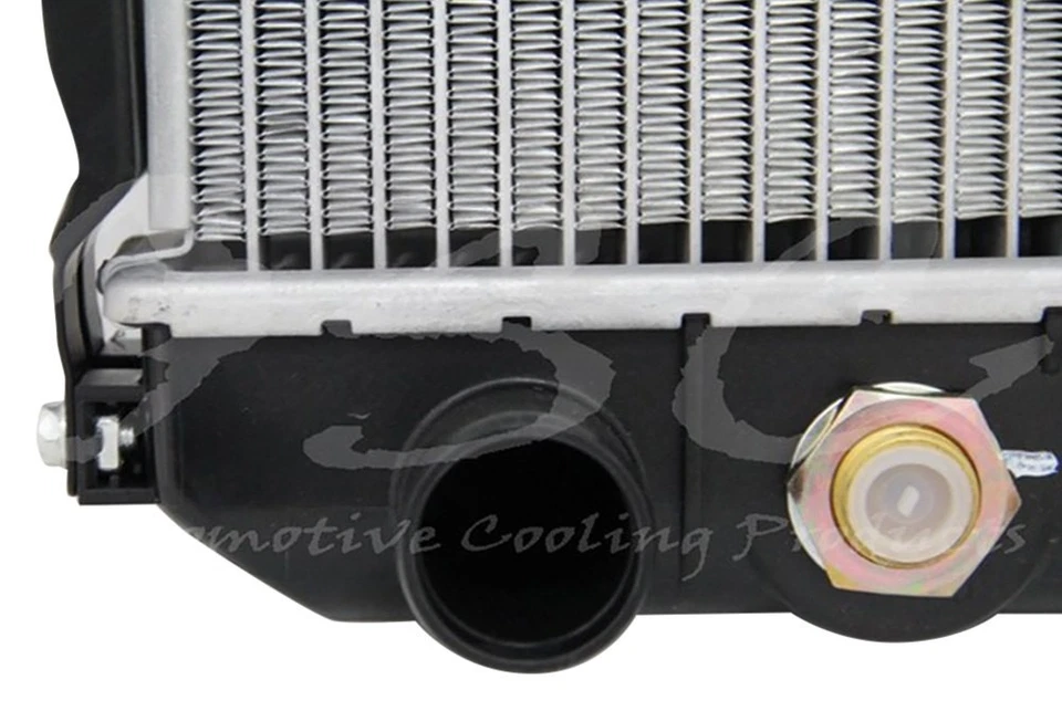 For Jeep Wrangler 87-05 Downflow Engine Coolant Radiator with Transmission Oil Foto 4 de 4