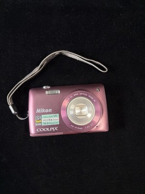 Nikon coolpix S4300 compact Digital Camera Plum TESTED working