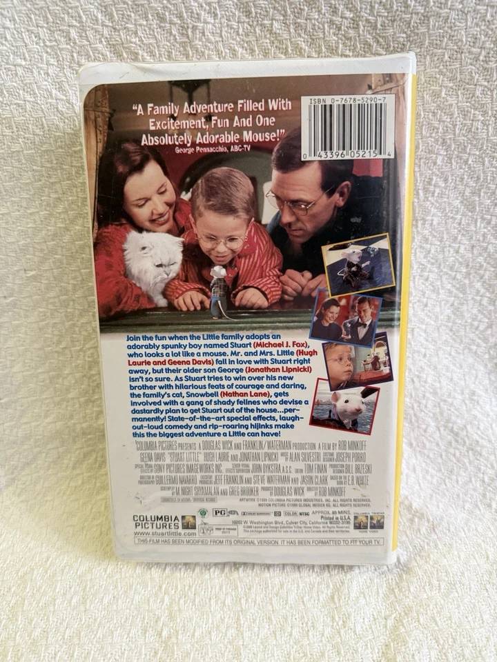 Stuart Little VHS Tape - Image 2 of 2