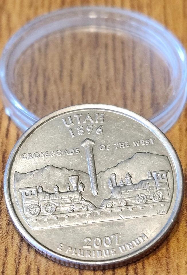 50% Off Sale - 2007P Utah State Collectible Quarter from Bank Rolls - Image 2 of 4