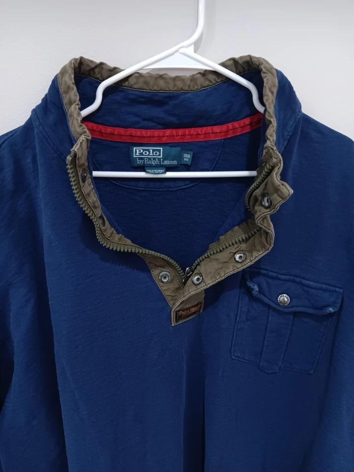 Men’s Vintage Collared Polo Ralph Lauren Sweater(1540) - Image 4 of 4