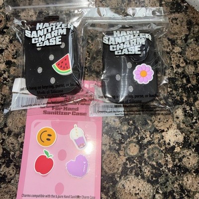 b-Pure Viral  2 Black Sanitizer Cases - 1 Charm Pack (4pcs)