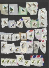 KENYA 1993 BIRDS COMPLETE SET ON PAPER TO 100s VERY FINE USED MULTIPLES FLAMINGO