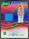Aleksej Pokusevski 2020-21 Panini Select Rookie Patch Auto Purple RC Thunder /99