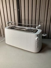 Alessi Plissé Long Double Compartment Toaster - SELLING AS FAULTY/NOT WORKING