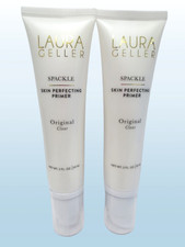 LAURA GELLER SPACKLE SKIN PERFECTING PRIMER ORIGINAL CLEAR 2 OZ NWOB LOT OF 2