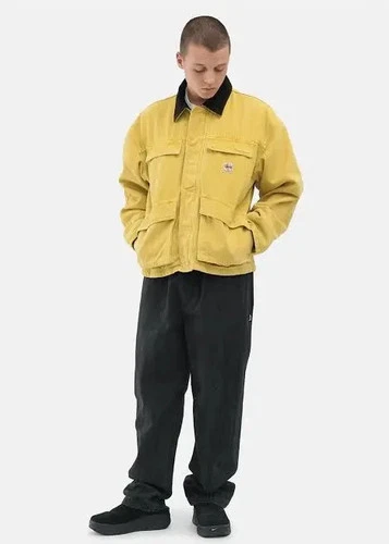 STUSSY canvas washed shop jacket - product listing photo