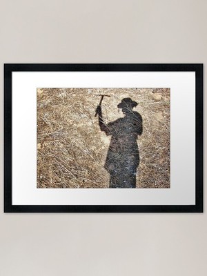 Shadow Man Framed Art Print Framed Wall Art Poster Canvas Print Picture