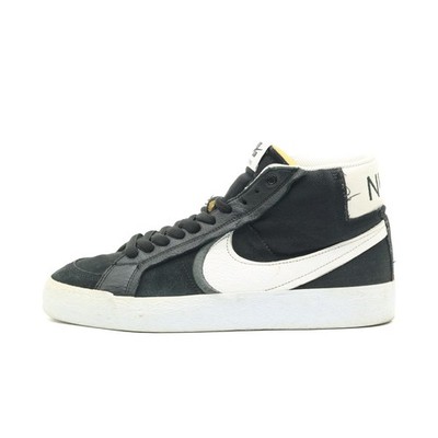Nike Herren Blazer Mid '77 Schuh Schwarz/Weiß High-Top Sneaker EU 42