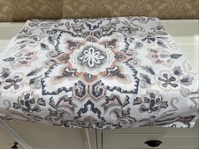 Nordstrom At Home Euro White/ Gray/ Orange Modem Abstract Cotton Pillow Sham