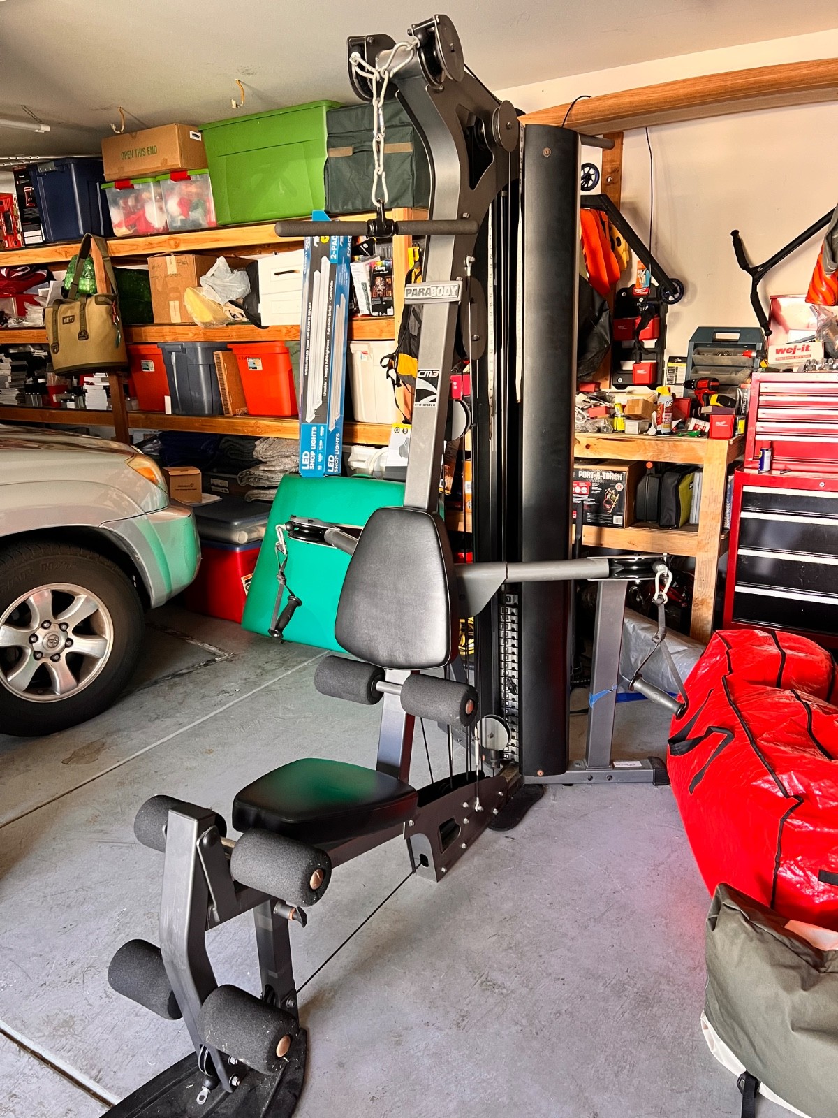 Complete Home Gym Setup &ndash; Plates, Barbell, Bench & Multi-Gym Machine