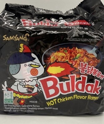 Samyang Buldak Hot Chicken Flavor Ramen (5er Pack) 700g MHD 23.10.2026