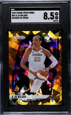 2024 Panini Prizm WNBA - A'ja Wilson #86 Orange Ice Prizm