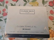 Clean Skin Club Clean Towels XL Face Towel, Disposable 50 Ct Fast Shipping