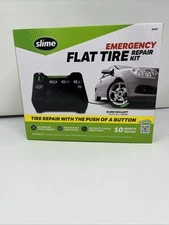 Slime 50122 Analog Flat Tire Puncture Emergency Repair Kit w/ Sealant & Inflator