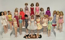 Vintage 1960s TLC Barbie Francie Casey Mod Dolls LOT