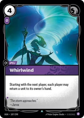 Riftbound Whirlwind OGN-187/298 English League of Legends