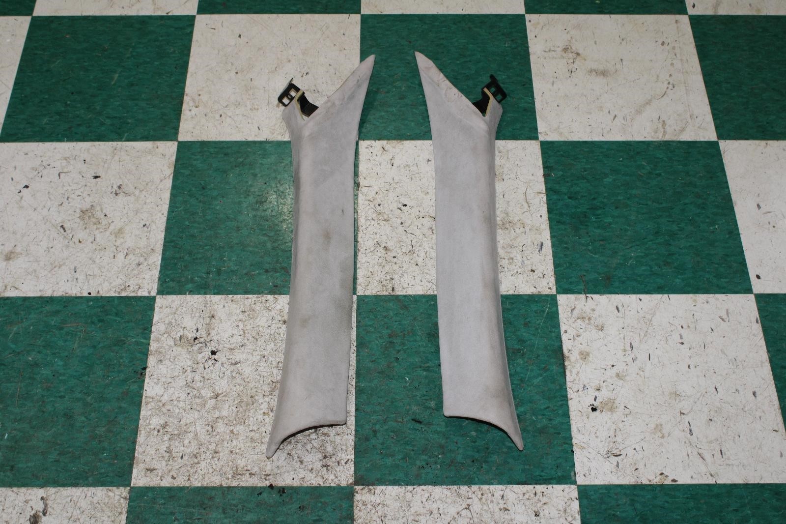 14-17 Ghibli Gray LH Driver Passenger RH Interior A-Pillar Trim Panel Pair 2x OE
