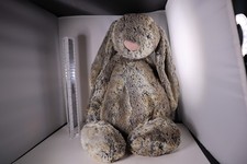 Jellycat Huge Woodland Babe Bunny Marble Plush 15" Sitting