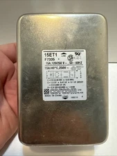 Corcom 15EHT1 EMI Line Filter 15A, 120/250 VAC