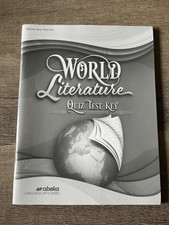 Abeka Grade 10 English World Literature Teacher Quiz/Test Key