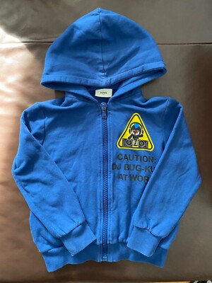 FENDI Sweatjacke mit Kapuze blau Gr. 6 Anni / Jahre