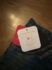 Isabel Maternity Jean MIDI Shorts Expandable Side Panels Size 12 NWT — photo 6