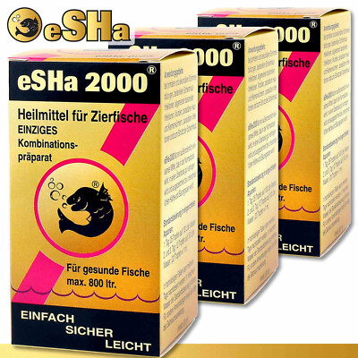 Los Von 3 Flaschen ESHA 2000 BEHANDLUNG VON KRANKHEITEN 20ML