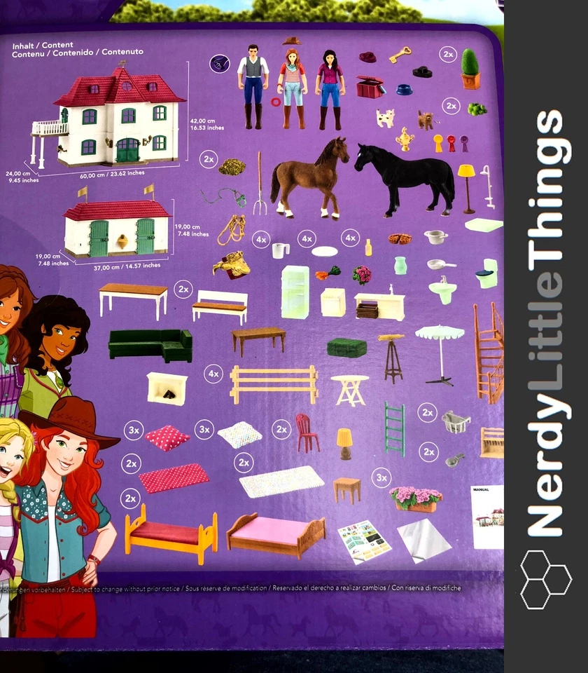 SCHLEICH - Horse Club - 42551 42416 Lakeside Pferdehof - Einzelteile Ersatzteile