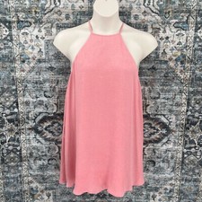 Show Me Your Mumu Gomez Mini Dress Satin Pink Size M