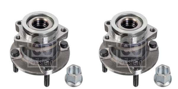 Febi Bilstein 2X Radnabe Radlagersatz Vorderachse FüR Nissan NV200 Kasten Kombi-image