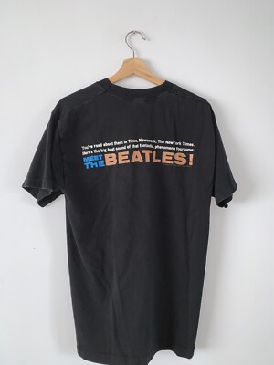 The Beatles Meet The Beatles T-Shirt — Official Licensed Men's Black Tee, Size Medium - View #11