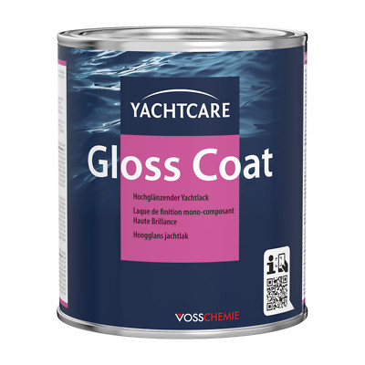 Yachtcare Gloss Coat 750ml weiß beige grau dunkelblau 1K Bootsfarbe Bootslack