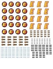 HO Scale Truck / Trailer Decals. " Estes Express "